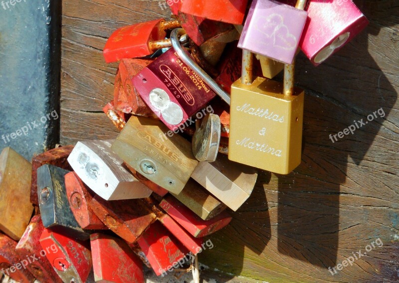 Castles Love Locks Castle Love Love Castle