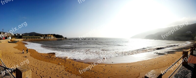 Bay Shengsi Sunbathing Beach Sea