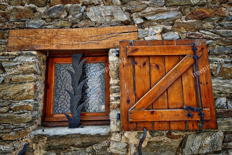 Window Decoration Shutter House Window Wooden