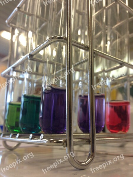 Chemistry Colors Chemical Tube Biology