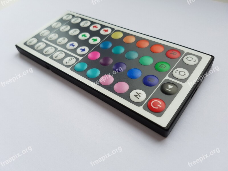 Control Remote Television Colorful Tv