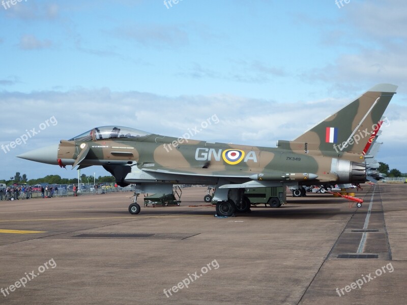 Typhoon Raf Airshow Eurofighter Jet