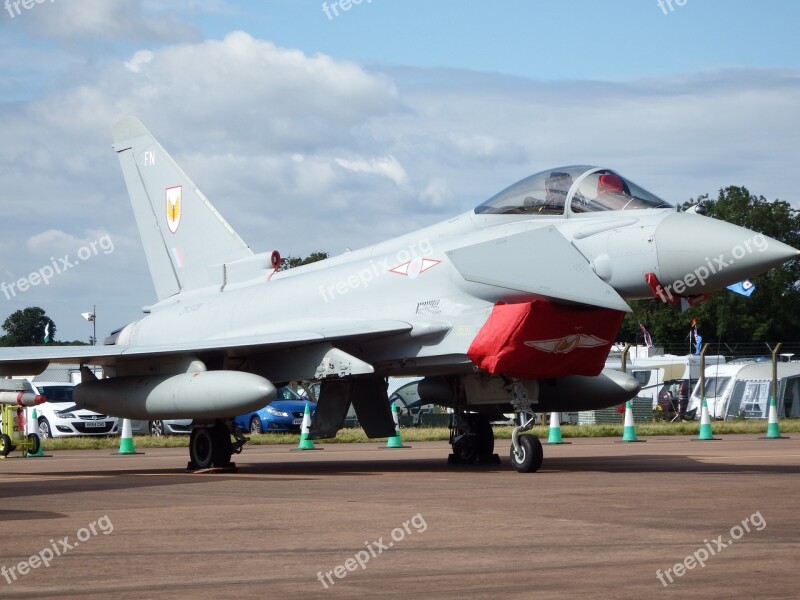 Typhoon Fighter Jet Airplane Plane