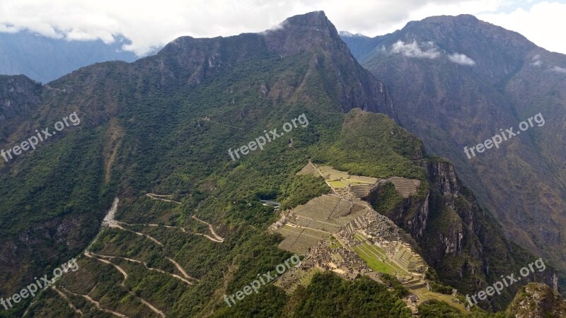 Peru Machu Picchu World Heritage Inca Andes