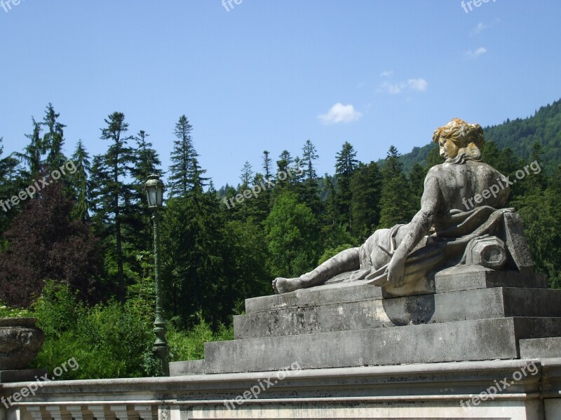 Statue Sculpture Sinaia Romania Historical