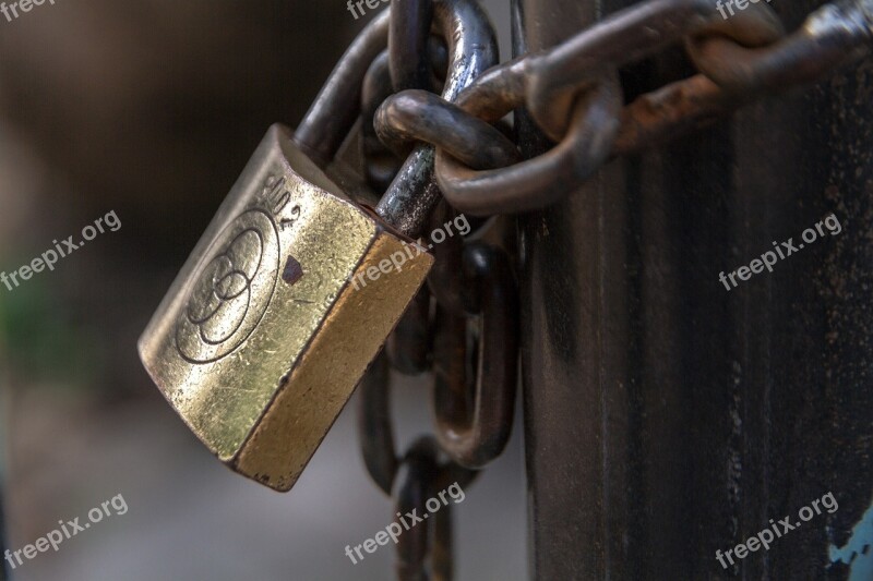 Key Lock Chain Free Photos