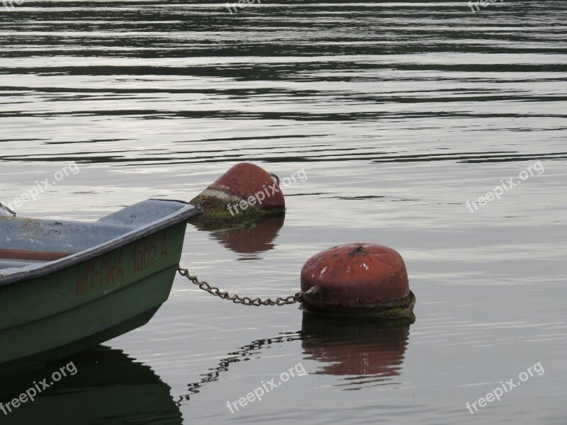 Buoys Boat Haven Lake Free Photos