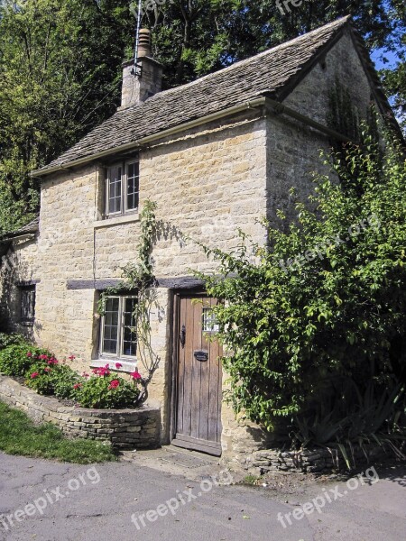 Cottage Bibury England Village English