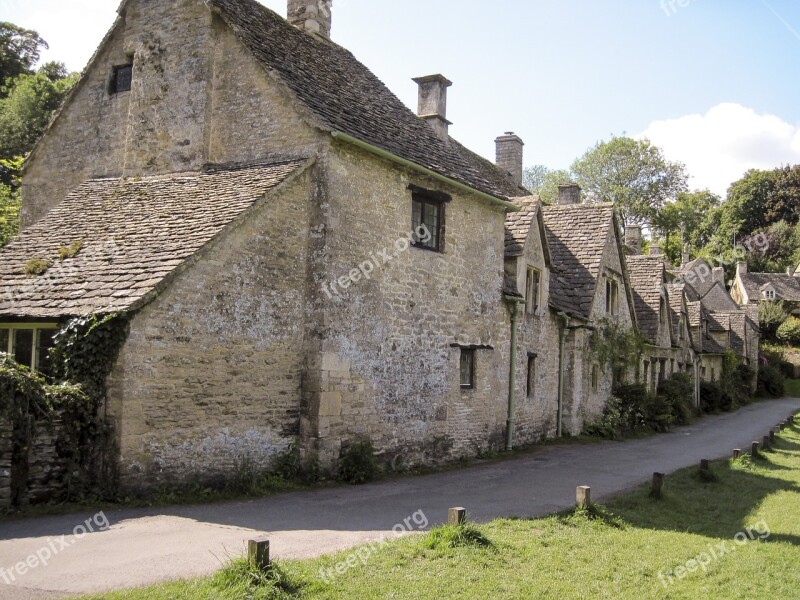 Cottages Lane House Landscape Road