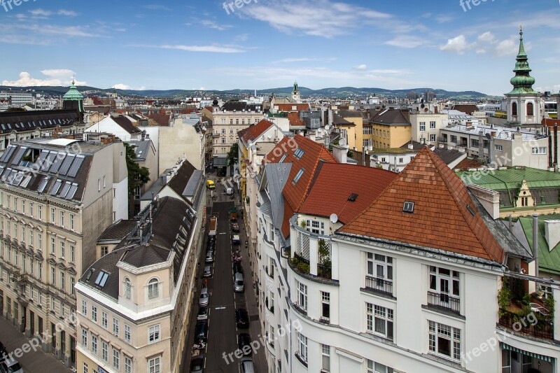 Vienna Panorama City Panorama View Downtown