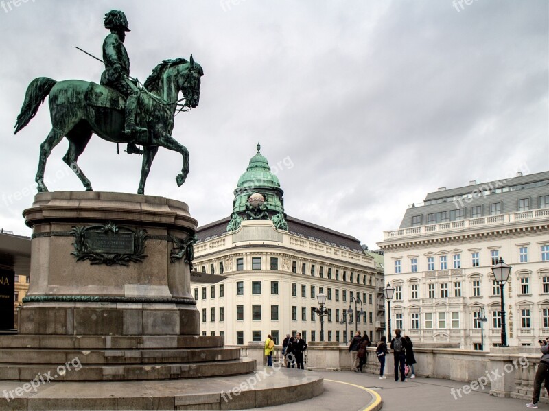 Vienna Monument Statue City Capital