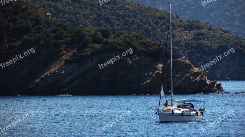 Greece Pelio Peninsula Landscape Coast