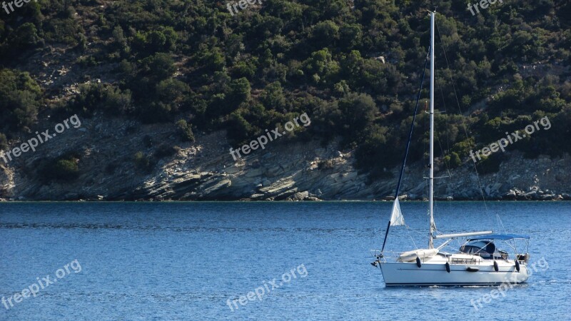 Greece Pelio Peninsula Landscape Coast