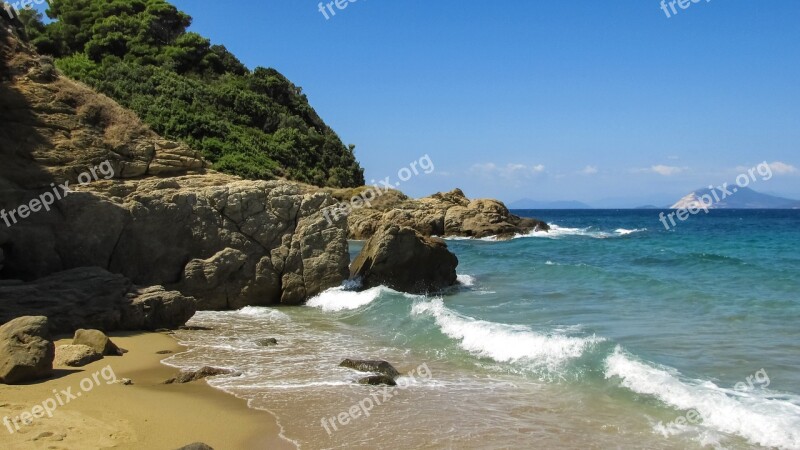 Greece Skiathos Banana Beach Island