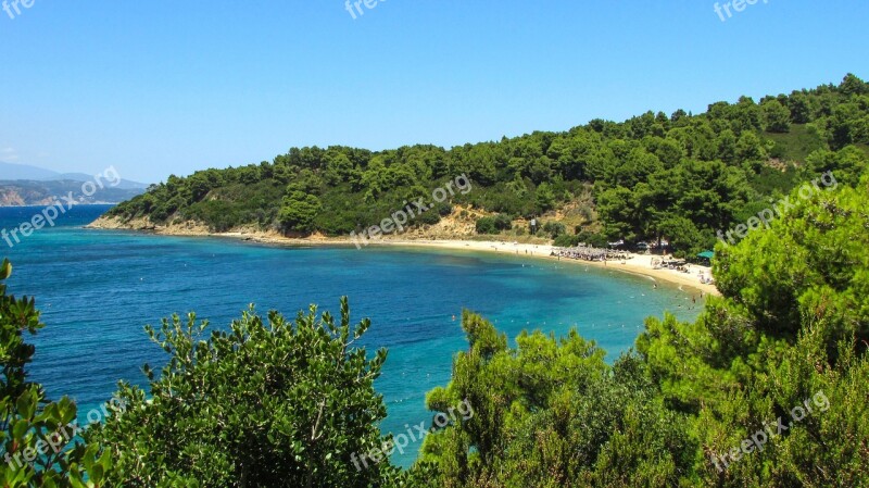 Greece Skiathos Ayia Eleni Beach Island Sporades