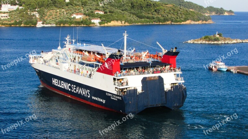 Ferry Boat Ship Sea Transport