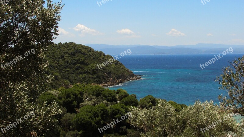 Skiathos Greece Island Sporades Mediterranean