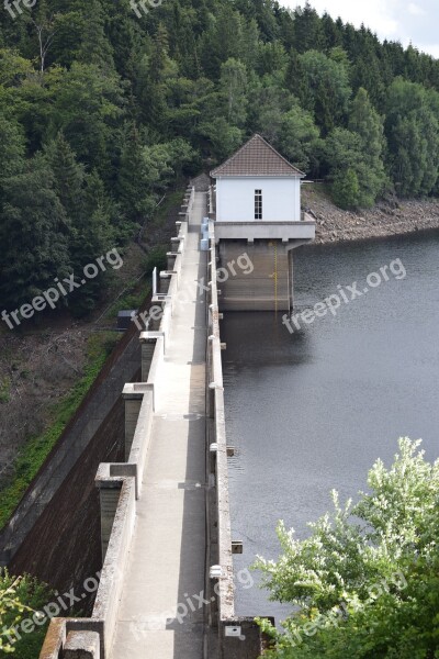 Dam Eckertal Embankment Crown Free Photos