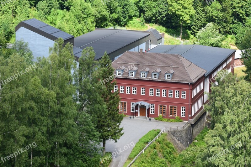 Dam Eckertal Farm Buildings Landscape Nature