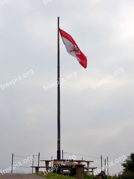 Flag Austria Europe National Colours Blow