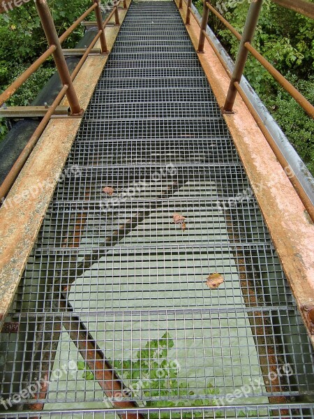 Stairs Iron Staircase Grid Gradually Metal