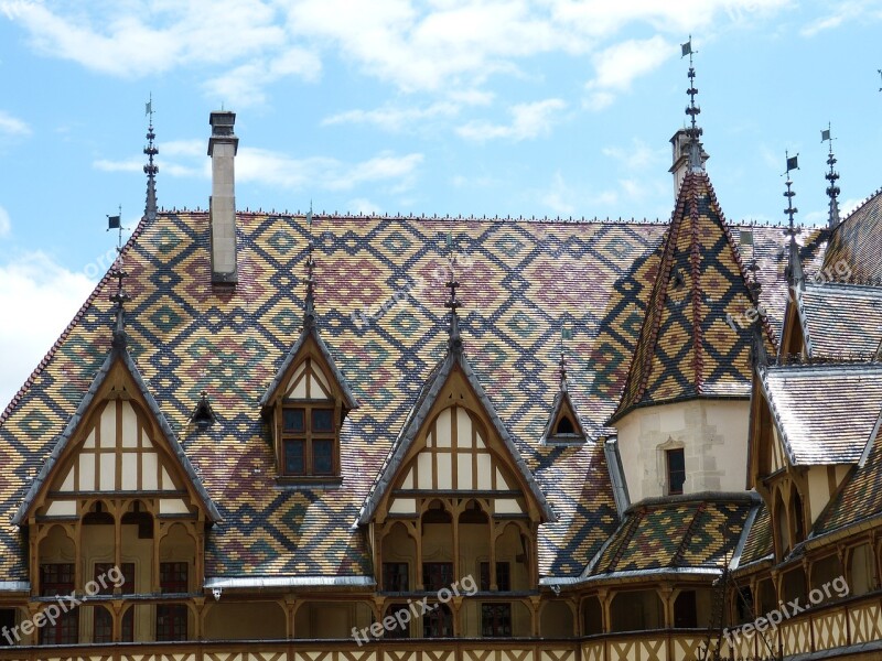 Beaune France Burgundy Middle Ages Hospice