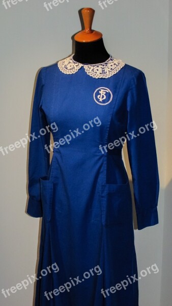 School Uniform Old Vintage Blue Uniform