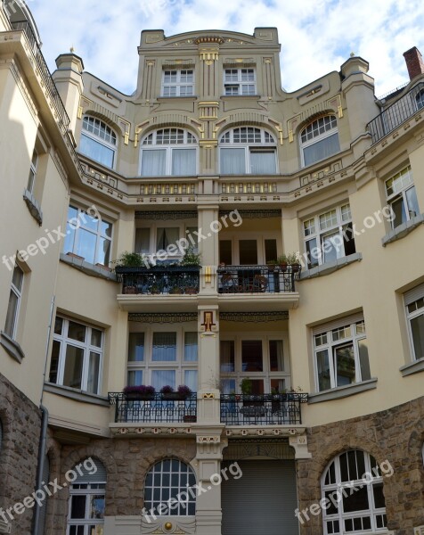 Art Nouveau Gründerzeit Villa House Ornaments