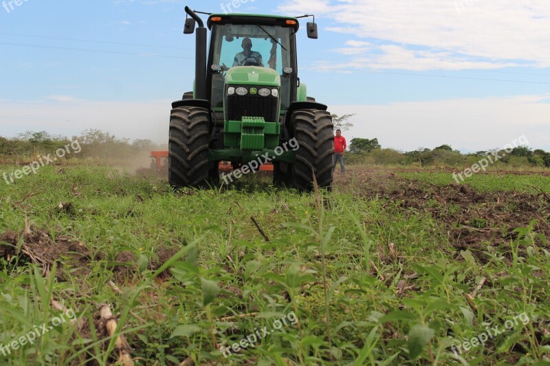 Tractor Cultivation Mechanization Agricultural Field