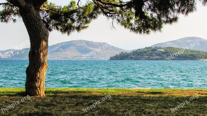 Park Promenade Sea Landscape Summer