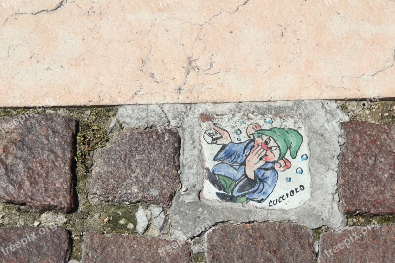 Pavement Bardolino Painting Dwarf Free Photos