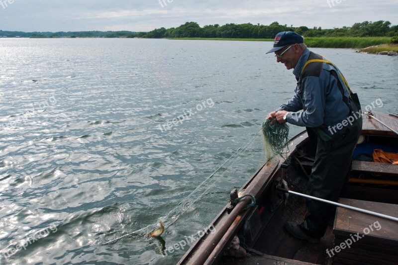 Fishing Net Aland Fish Water