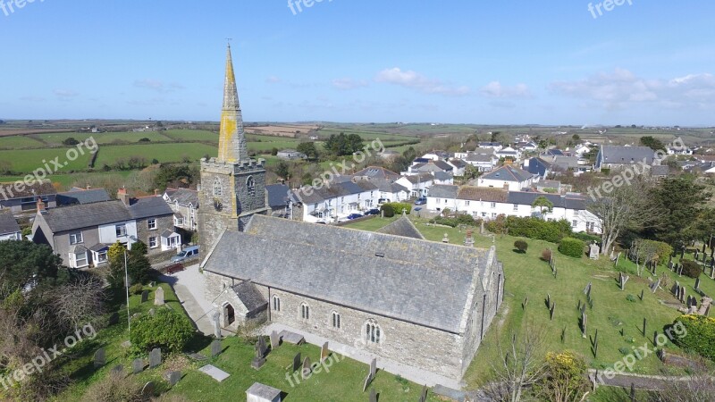 Church Spire Cornwall Free Photos