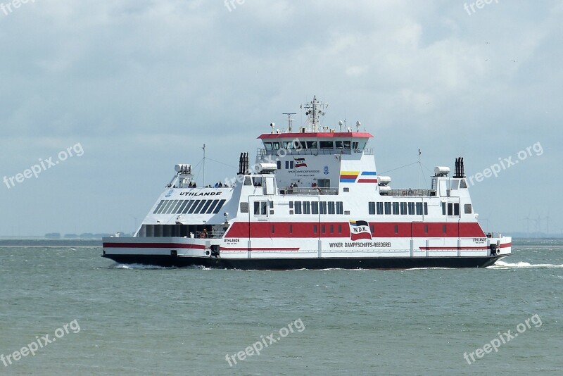 Ferry Dagebüll Föhr Wyk Ship