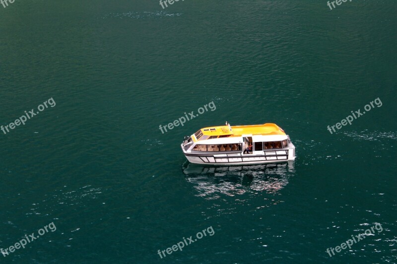 Lifeboat Transportation Boat Norwegian Fjord Free Photos