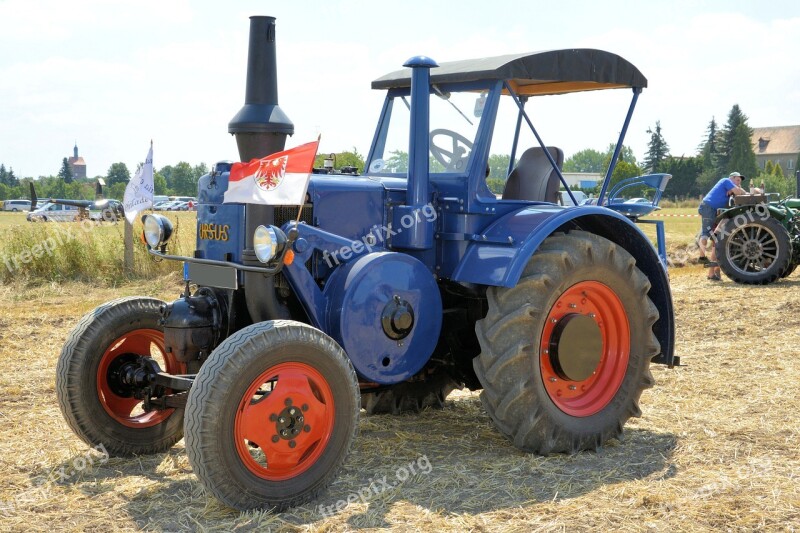 Tractor Historically Agricultural Machine Oldtimer Tractors