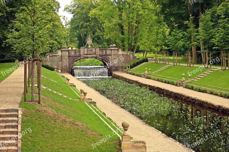 Ludwigslust-parchim Castle Park Schlossgarten Waterfall Park