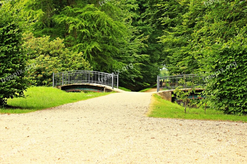 Bridge Park Ludwigslust-parchim Castle Park Schlossgarten