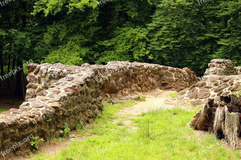 Ruin Wall Rasenerz Lawn Eisenstein Ludwigslust-parchim