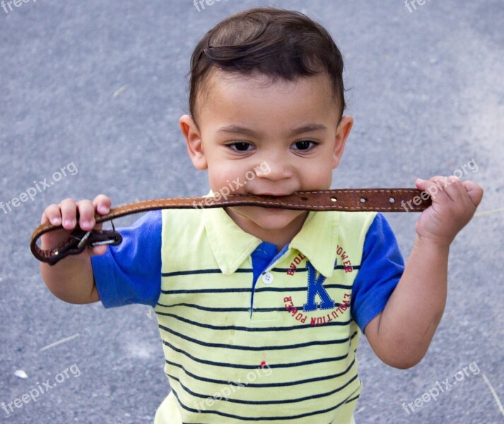 Children Little Ones Boy Portrait Joy Child