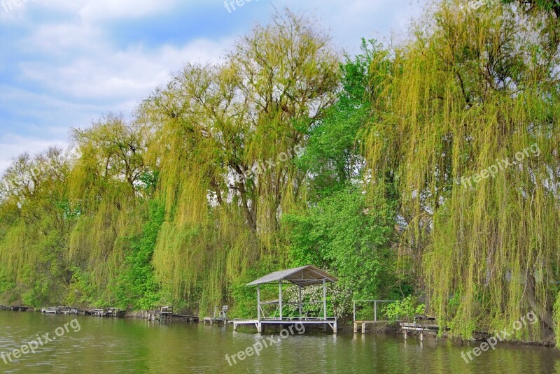 Lake Water Landscape Nature Tranquility