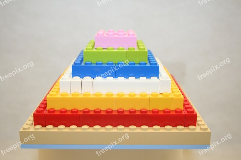 Lego Pyramid Toys Childhood Cake