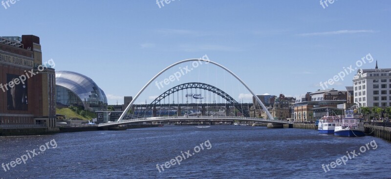 Tyne Bridges Newcastle North East Landmark