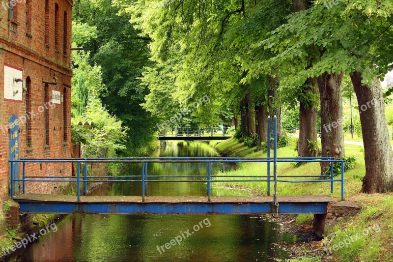 Ludwigslust-parchim Channel Canal Street Bridge Steel Bridge