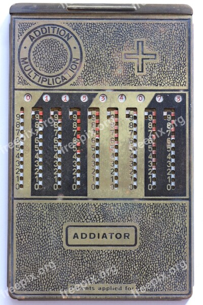 Addiator Mechanical Calculator Add Subtract