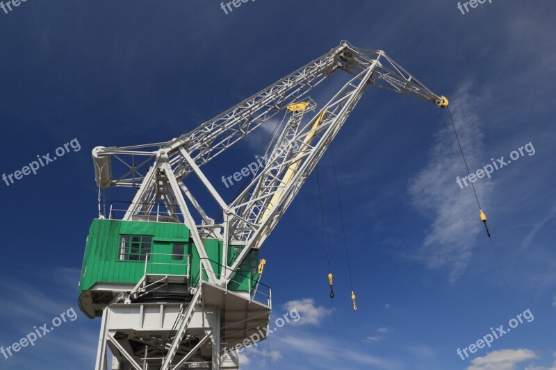 Belgium Antwerp Harbour Crane Industrial