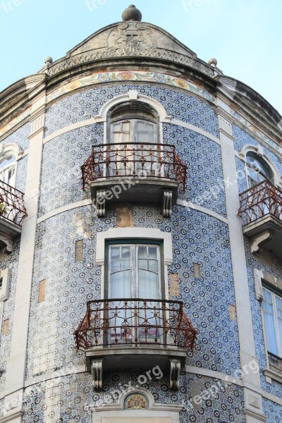 Portugal Lisbon Lisboa Architecture Tiled