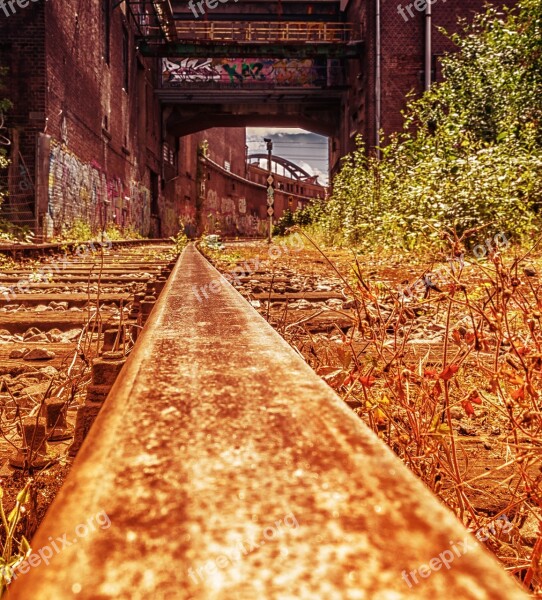 Lost Places Rail Track Railway Tracks Weathered