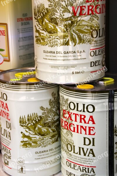 Olive Oil Oil Cans Olive Food