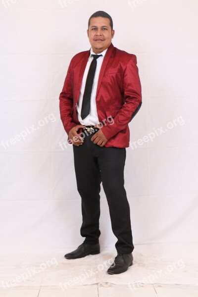 Costume Jacket Red Male Person